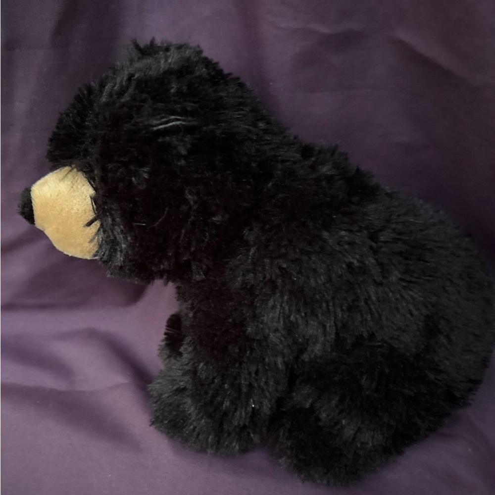 Warmies Baby Black Bear weighted lavender scented plush stuffed animal heating